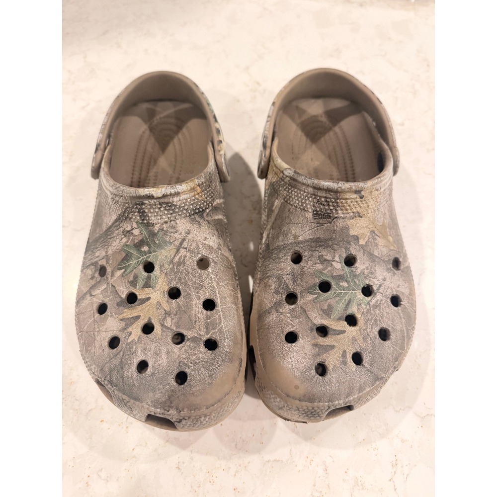 Crocs Classic Realtree Edge Camo Clogs Womens 10 Mens 8 Camouflage Shoes